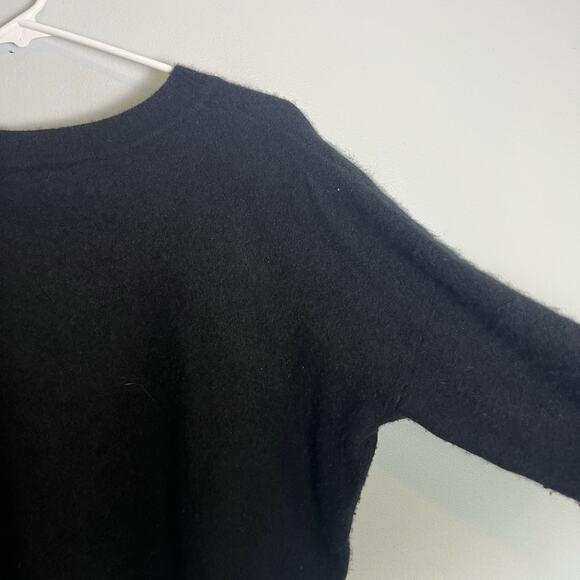 41 Hawthorn Women's 100% Cashmere Crew Neck Sweater Black Sz XXL Quite Luxury - Picture 13 of 15